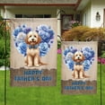 thumbnail image 4 of Goldendoodle Proud Dad Happy Father's Day Garden Flag 12x18in Double Sided Doodle Dog Lover Gifts Idea Outdoor Decor - 02008, 4 of 5