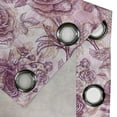 thumbnail image 4 of Ambesonne Grommet Curtain, , 50"x72", Purple and Champagne, 4 of 5