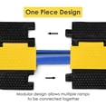 thumbnail image 6 of Yescom Cable Ramp Protector 1 Channel Garden Hose Protecitive 22000 Lbs Load Capacity Speed Bump for Road Driveway, 6 of 9