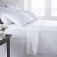 thumbnail image 4 of Johnson Home 500 Thread Count Organic Cotton Sheet Set Htr Blue (Queen), 4 of 5