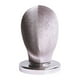 thumbnail image 2 of Cabeza de bloque de lienzo para exhibición de pelucas, cabeza de maniquí de estilo multiusos, cabeza de tela para Terciopelo Gris, 2 of 9