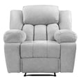 thumbnail image 1 of Sillón Reclinable Mecedora TRINITY Rexons 1 Plaza Plata Silver, 1 of 8