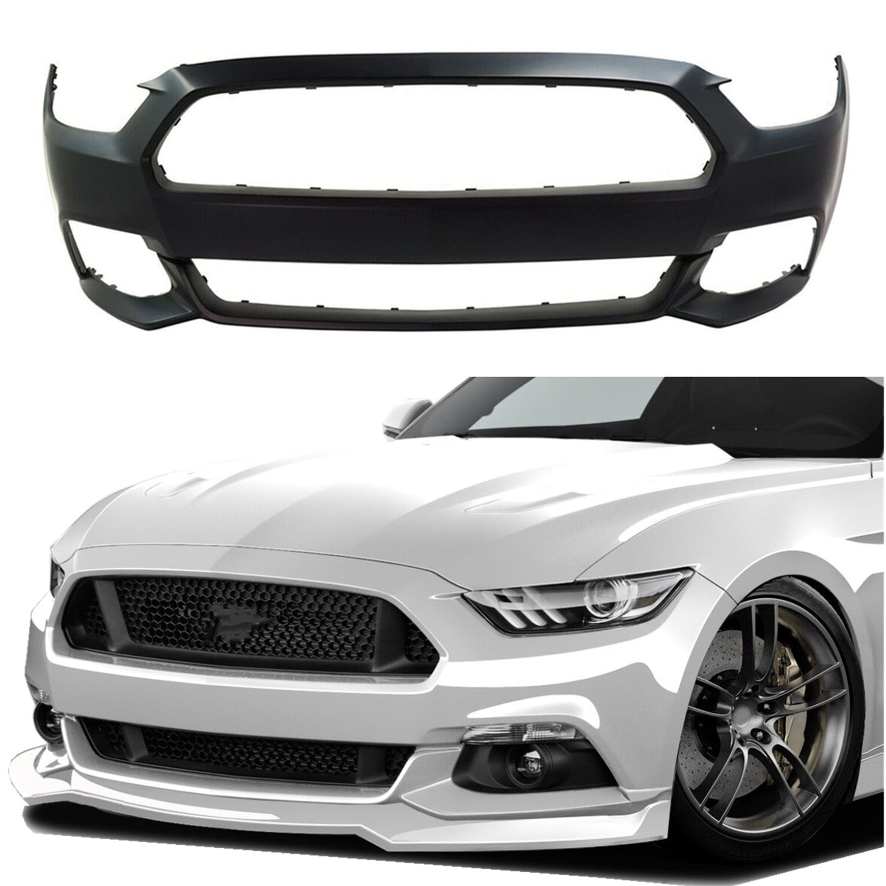 2015-2017 Ford Mustang GT Front Bumper Cover w/ Center Grille