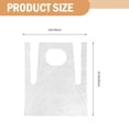 thumbnail image 2 of 25Pcs Disposable Cooking Aprons Waterproof Aprons Kitchen Supplies (Transparent), 2 of 8