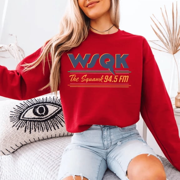 Vintage Radio Crewneck Sweatshirt – “The Squawk” Fan-Inspired Unisex Pullover