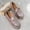 Pink, variant on Tawop Women Shoes Slip On Casual Flat Womans Shoes Bowknot Rhinestone