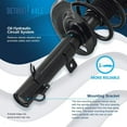 thumbnail image 5 of Detroit Axle - Strut Shock kits for 2006-2007 Ford Focus Complete 2 Front Struts & Coil Spring 2 Rear Shock Absorbers Replacement Quick Install Ready Struts Assembly, 5 of 7