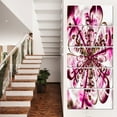 thumbnail image 1 of Perfect Digital Flower Art in Dark Pink - Floral Canvas Art Print, 1 of 3