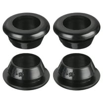 Uxcell 20Pack Rubber Grommets 14mm Mount Dia, for 12mm ID Rubber Hole Plugs Rubber Wiring Grommets for Firewall, Black