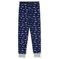 thumbnail image 3 of Sleep On It Boys 4PC Bamboo Snug Fit Pajama Sets ,Blue ,3T, 3 of 7