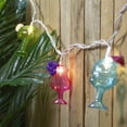 thumbnail image 4 of Northlight Cocktail Glasses Patio Light Set - Multi-Color - 7.25' White Wire - 10ct, 4 of 7