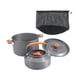 thumbnail image 3 of Kit de utensilios de cocina para acampar, olla para sopa, tetera portátil, vajilla con mango de madera, café con cafetera de 11L, 3 of 9