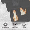thumbnail image 5 of Yayeee 100% Cotton Hand Towels for Bathroom 16" x 28" Soft Absorbent Kitchen Towel, Pixel Cat, 5 of 7