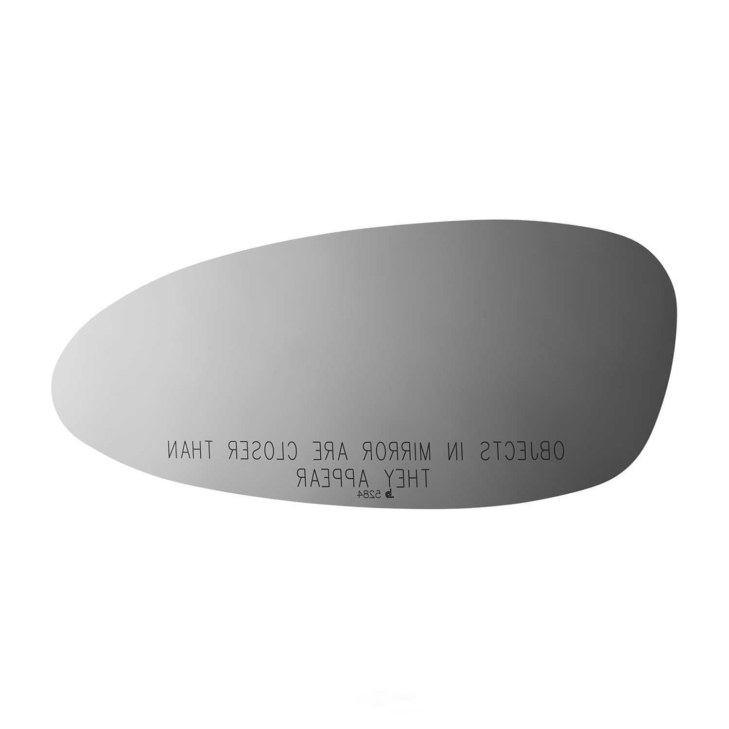 Burco Side View Mirror Replacement Glass - Clear Glass - 5284