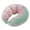 Green, variant on Homerr U-shaped Travel Pillow Portable Travel Pillow Neck Support Cushion -Soft Breathable Washable Non-Fading Adjustable Airplane Car Travel Cushion Memory Foam Neck Pillow