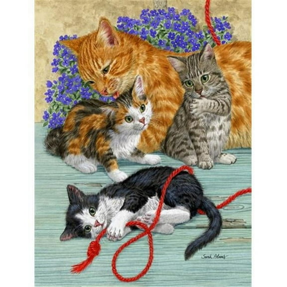 Cats Flag Garden Size