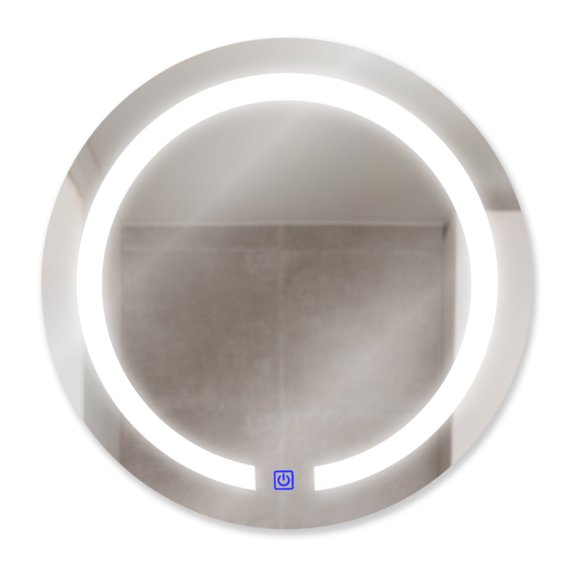 ESPEJO REDONDO CON LUZ LED DE 60CM, MARCA GRAVITA