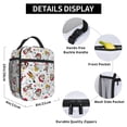 thumbnail image 5 of Sac à Lunch Mickey mouse Réutilisable Isolé pour Garçon Fille Sac Isotherme Étanche pour Travail Pique-Nique Voyage Randonnée Plage Camping, 5 of 5