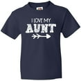 thumbnail image 3 of Inktastic I Love My Aunt with Arrow Youth T-Shirt, 3 of 5
