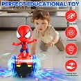 thumbnail image 6 of 360 °   Spin Dancing Robot Car - Electric Interactive Toy with Lights & Music, Auto Obstacle Avoidance, Gift, 6 of 7