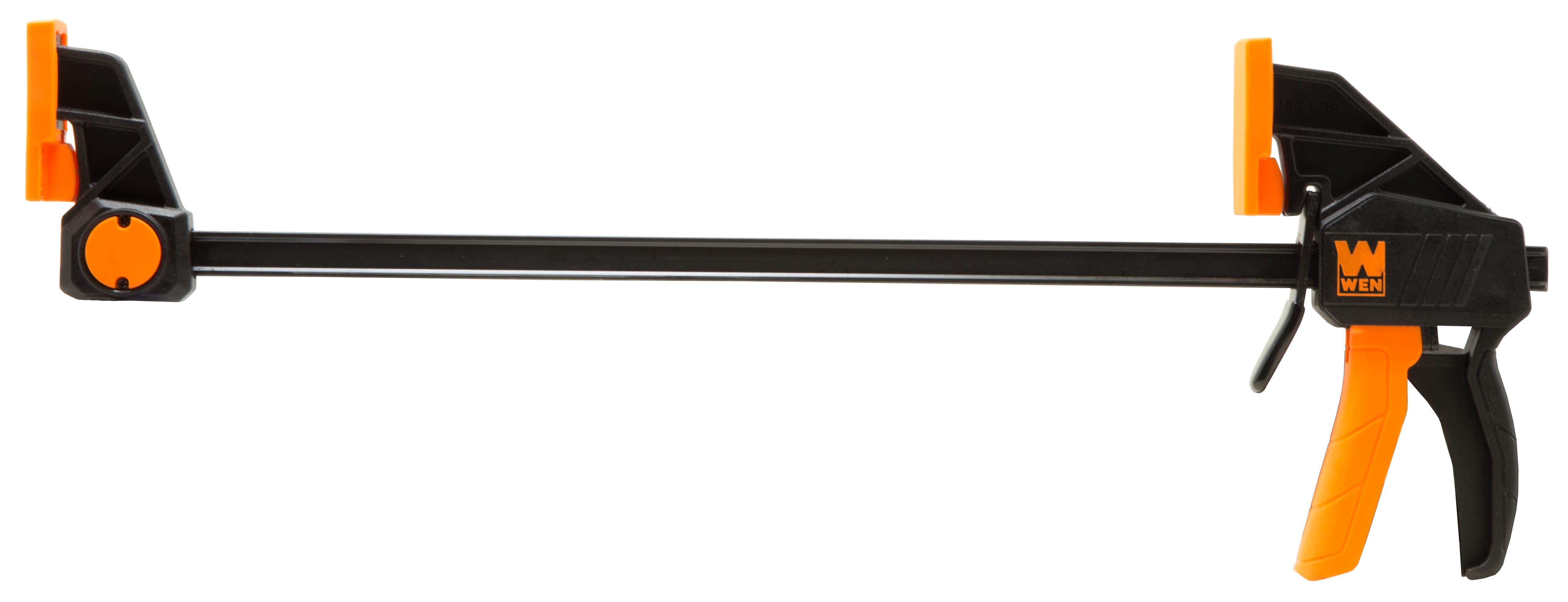 WEN 12-Inch Heavy Duty Steel Bar Clamps and Spreaders with 2.3-Inch Throat, Two Pack