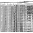 thumbnail image 4 of Bath Bliss 70" x 72" 3D Octagon Design EVA Shower Curtain in Clear, 4 of 5