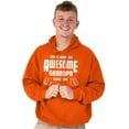 thumbnail image 3 of What An Awesome Grandpa Looks Like Men's Big & Tall Graphic Hoodie Brisco Brands 2X, 3 of 5