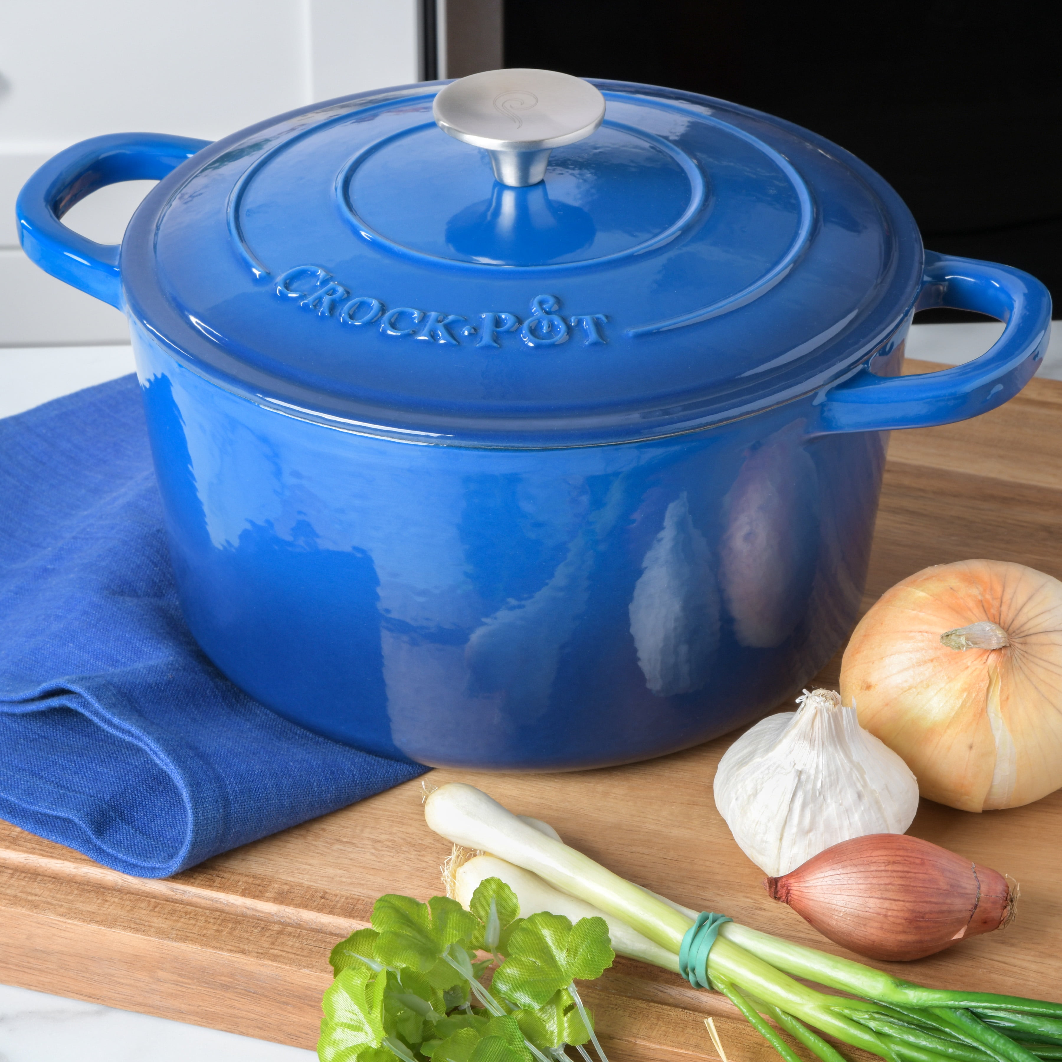 Crock Pot Artisan 5-Quart Dutch Oven - Aqua Blue, 5 qt - Kroger