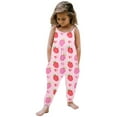 thumbnail image 1 of Barboteuse Sans Manches à Bretelles Imprimé Floral pour Filles Tout-Petits, 1 of 4