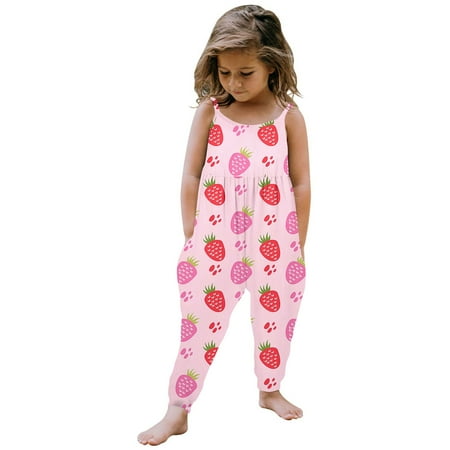 

Toddler Girls Sleeveless Suspenders Floral Prints Romper Jumpsuit Clothes Baby Girl Dress Baby Girl Fall Romper First Birthday Outfit Baby Girl Pineapple Clothes Clothes for 18 Month Old Girl Boy
