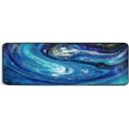 thumbnail image 5 of Dreamtimes Marble Abstract Sea Artistic Hallway Runner Rug 2'x6' Kitchen Rug with Rubber Backing Non Slip Entryway Rug Runner Washable Soft Area Rug for Hallway Bedroom Kitchen Decor, 5 of 6