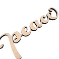 thumbnail image 2 of Krafty Supply 1/8" MDF Wood Peace- Script Font | Christmas Crafts | Merry Christmas wood | Christmas wreath | Christmas Door hanger | Wood Letter | Wood Words | Craft Letters | 6", 2 of 4