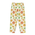 thumbnail image 5 of Naloa Colorful Lemons Print Women’s Ultra-Soft Comfy Pajama Lounge Pants with Pockets & Drawstring, 5 of 8