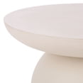 thumbnail image 6 of Safavieh Dylan Outdoor Modern Polyfiber Coffee Table, White, 6 of 9