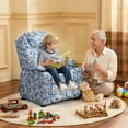 thumbnail image 5 of MCombo Big Kids Recliner for Ages 3+, Child Reclining Chair with Cup Holders, Fabric, Camouflage, 5 of 12