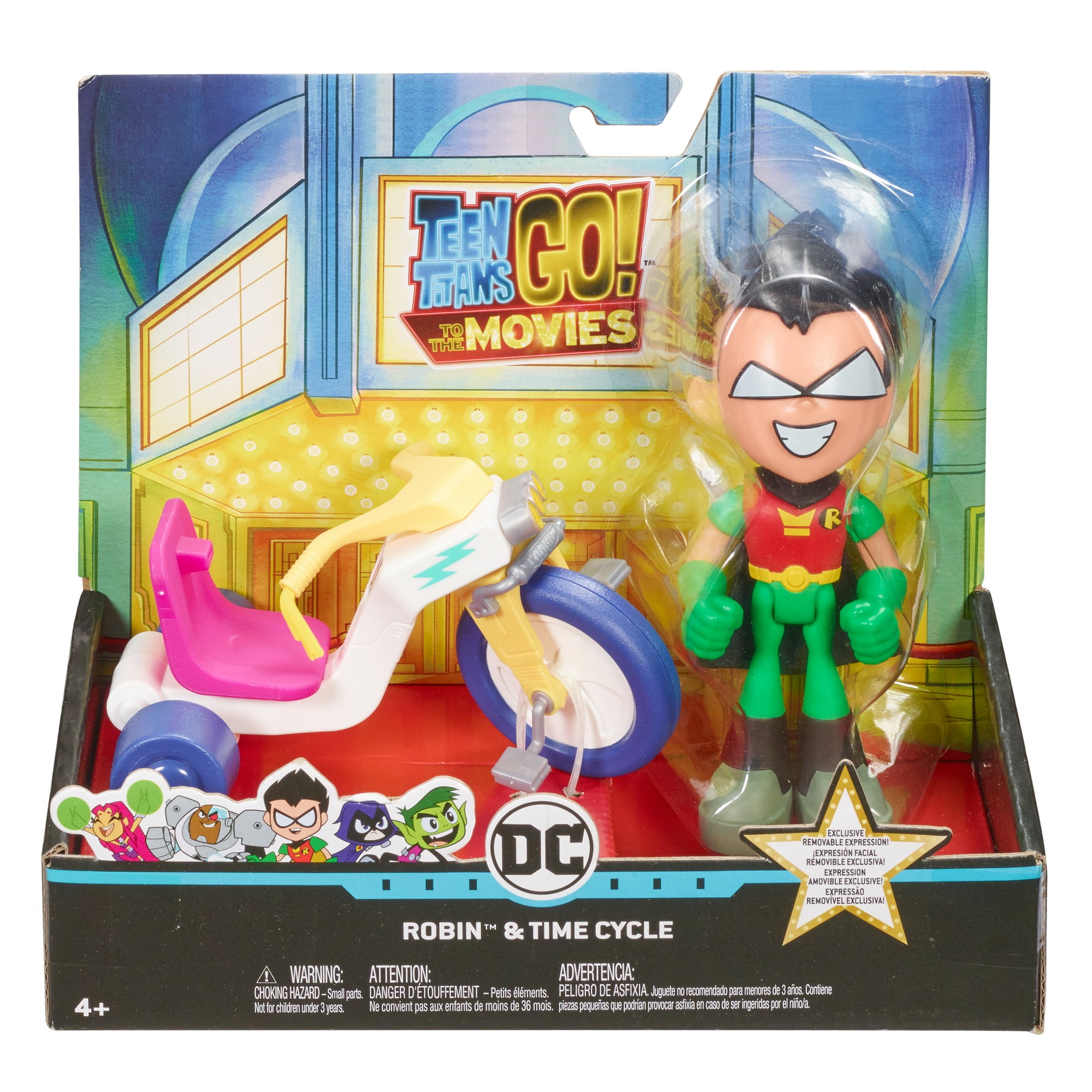 Teen Titans Go Robin & Time Cycle Figure & Vehicle 