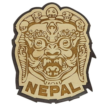 

Printtoo Nepal Wooden Engraved Fridge Magnet Souvenir Gift Collectibles