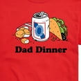 thumbnail image 3 of Instant Message - Dad Dinner - Men's Short Sleeve Graphic T-Shirt, 3 of 6