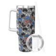 thumbnail image 2 of KLL Video Game Print 40oz Stainless Steel Insulated Car Cup Coffee Mug with Spillproof Lid - Keep Your Drink Hot or Cold on the Go, 2 of 8