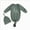 Z87-Green, variant on Newborn Infant Summer Bodysuits Newborn Knotted Sleeping Bag Fetal Hat Set Baby Comfortable And Breathable Pajamas