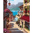 thumbnail image 2 of Casa de la calle sin marco pintura por números Kit DIY lienzo aceite pared arte imagen Likrtyny Oficina Multiescena Multifunción, 2 of 9