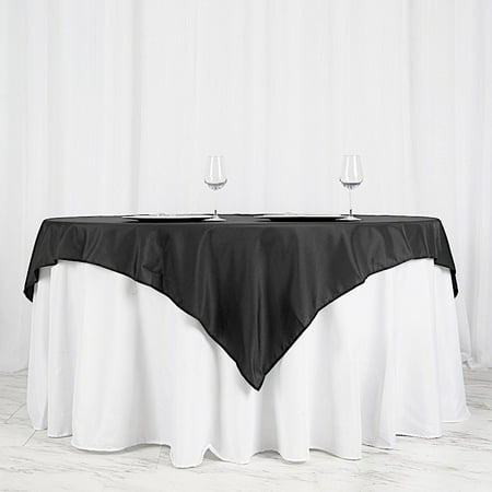 BalsaCircle 70" x 70" Square Polyester Tablecloth Table Covers for Party Wedding Reception Catering Dining Home Table Linens