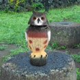 thumbnail image 2 of Espantapájaros de jardín, simulación de búho, repelente de alerta, modelo de búho falso para repelente de aves y ratones, 2 of 8