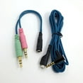 thumbnail image 3 of lionlar 2-in-1 Audio Cable Stereo Extension Adapter Stereo Audio Auxiliary Cable Adapter A, 3 of 8