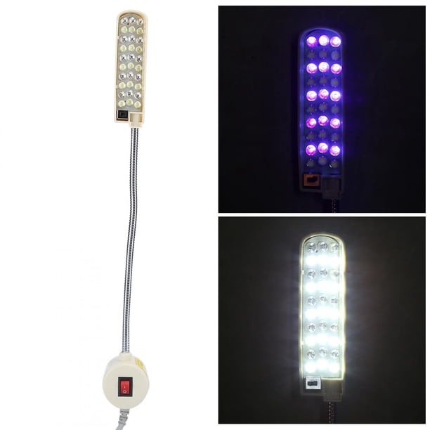 Lámpara para Máquina de Coser LED ANGGREK 30 Cuentas Ángulo Ajustable COB Alto Brillo Base Magnética