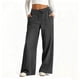 thumbnail image 1 of Pincandy Women's Solid Color Stretch Denim Leggings - Low Waist, 2 Pockets, Loose Wide Leg Fit, Perfect for Gym, Workout & Casual Wear, 1 of 7