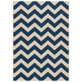 thumbnail image 6 of Safavieh Courtyard Bailey Chevron Indoor/Outdoor Area Rug, 6'7" x 6'7" Round, Navy/Beige, 6 of 10