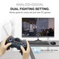 thumbnail image 2 of Para PS3 PC TV Box Android 2.4G Controlador de juegos inalámbrico Gamepad Controlador de joystick, Blanco, 2 of 5