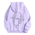 thumbnail image 6 of Wovix Hoodie with Shark Whale Sweatshirt Christian Hoodie For Women Clothes Graphic Long Sleeve Sweatshirts Daily Wear, 6 of 6