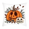 thumbnail image 2 of Fall Thanksgiving Pumpkin Pillow Covers Polyester Sofa Cushion Covers Fall Decor 18x18 by OVFUIZ, 2 of 6